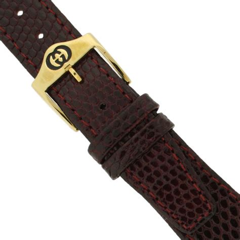 genuine leather men's gucci watch band|Gucci leather watch band replacement.